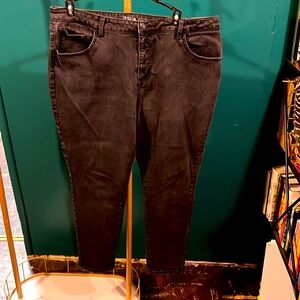 Gray Denim Skinny Jeans 24